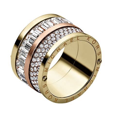 michael kors gold plated ring|michael kors wedding ring.